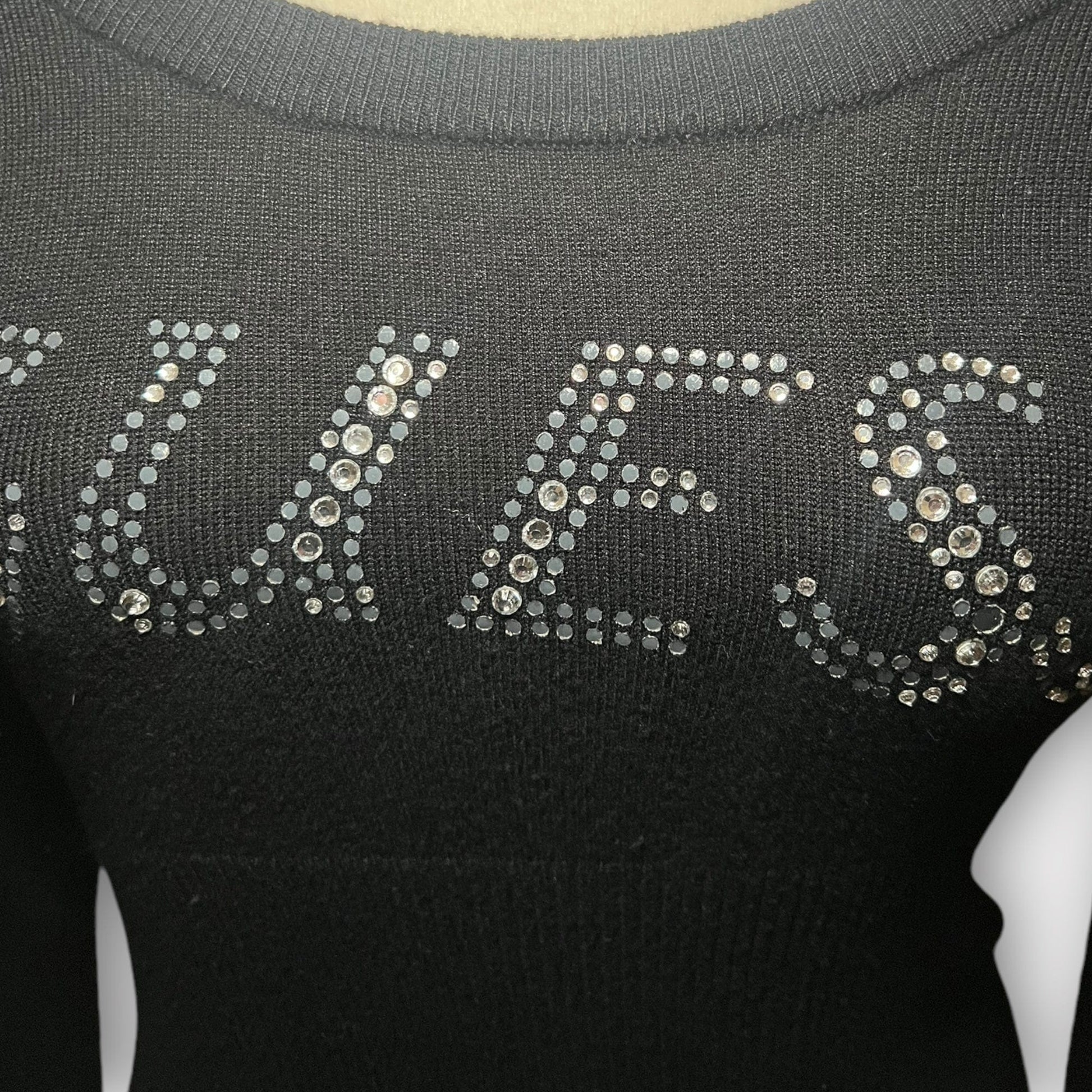 Jade Vintage  Long sleeve Y2K Guess Sweater With Rhinestones Y2K Guess Sweater With Rhinestones