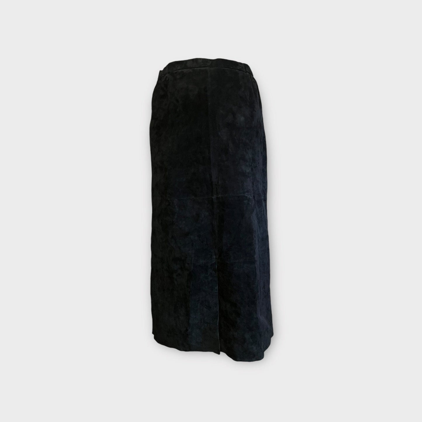 Jade Vintage  Vintage Black Suede Maxi Skirt Vintage Black Suede Maxi Skirt