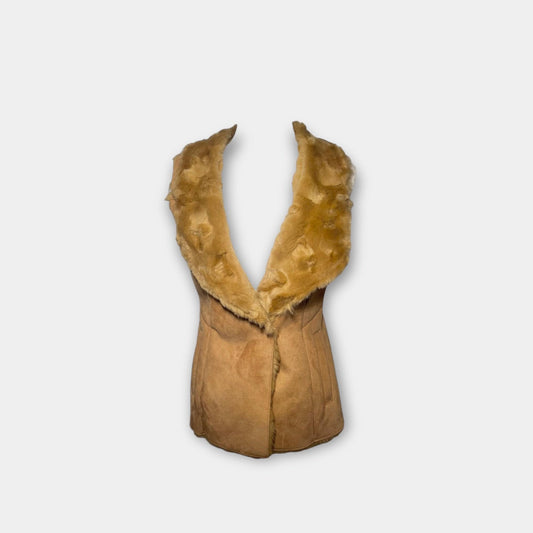 Jade Vintage  Y2K Faux Fur Vest Y2K Faux Fur Vest